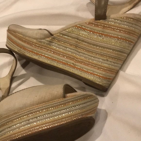 Lauren Conrad Dakota Natural Platform Wedge 8.5 - Picture 8 of 8